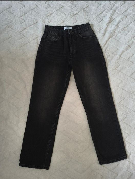 Czarne jeansy Topshop baggy S