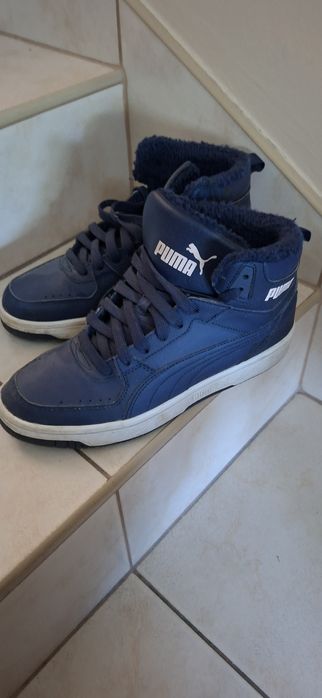 Zimowe buty Puma granatowe r.39